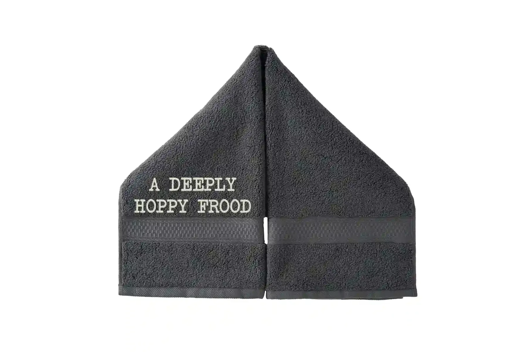 A Deeply Hoppy Frood Embroidered Hand Towel