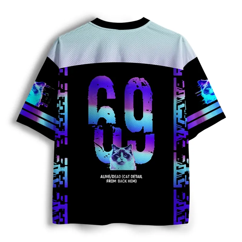 Soulisfree HAVE YOU SEEN THIS CAT? Mesh Jersey