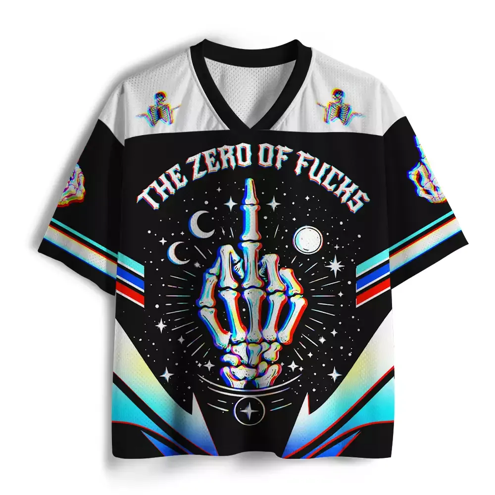 Designed Soulisfree The Zero Of Fucks Mesh Jersey