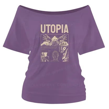 Yearning For Utopia Off Shoulder Top