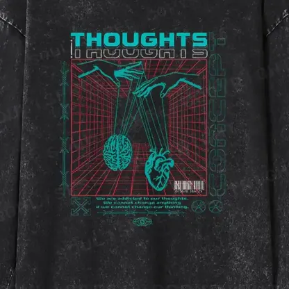 A Clash Of Ideas Washed Long Sleeve Shirt