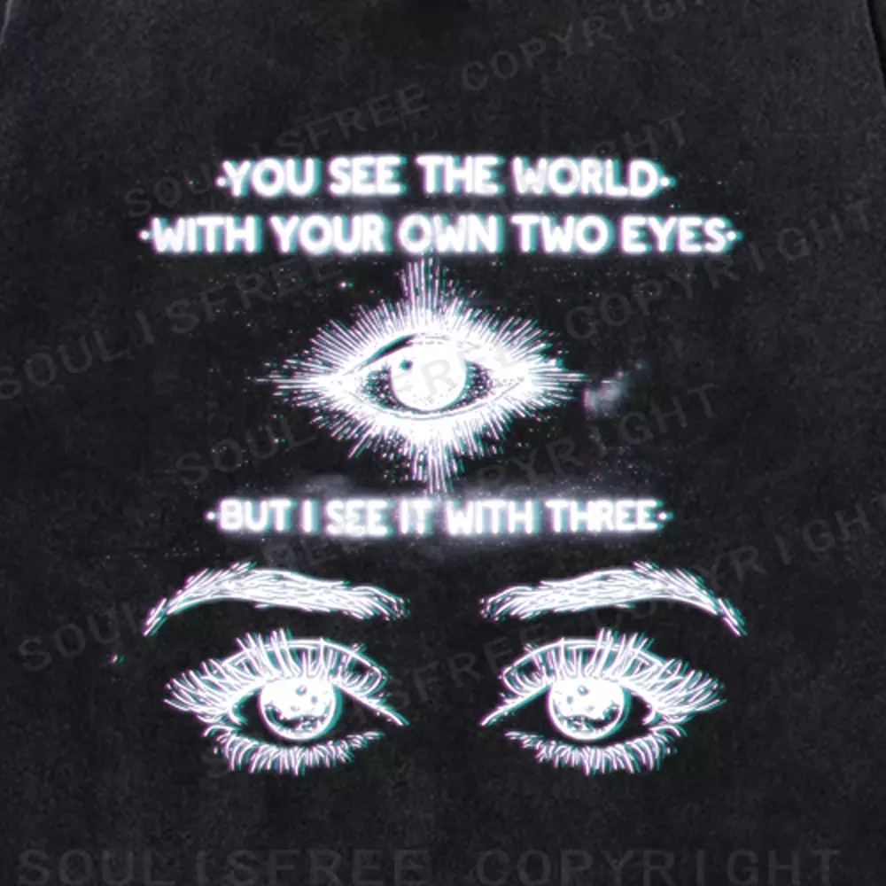 Soulisfree World Through a Third Gaze Washed Tee