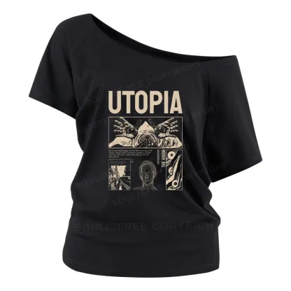 Yearning For Utopia Off Shoulder Top