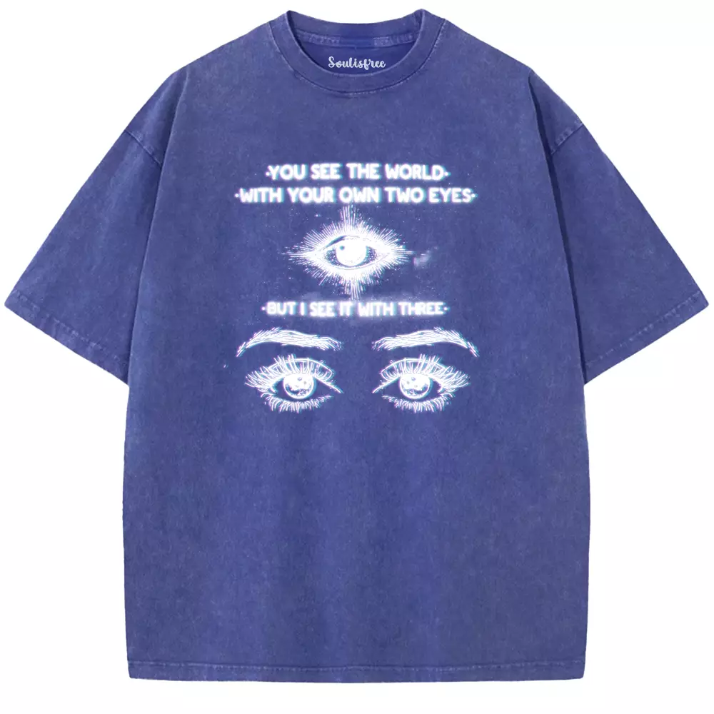 Soulisfree World Through a Third Gaze Washed Tee