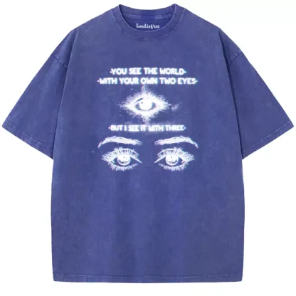 Soulisfree World Through a Third Gaze Washed Tee