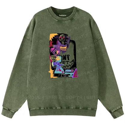 Hi World Washed Sweatshirts