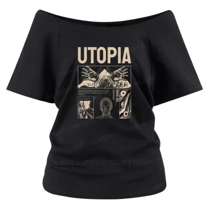 Yearning For Utopia Off Shoulder Top