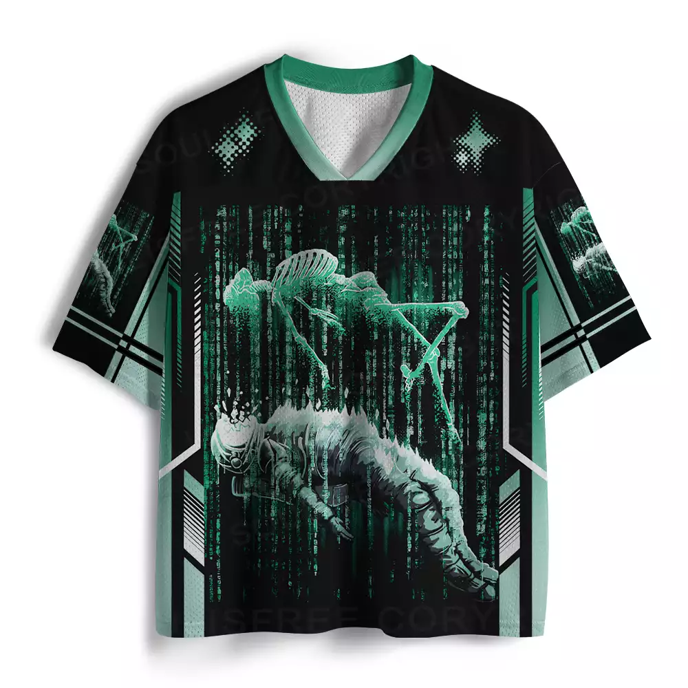 Matrix Skeleton Astronaut Mesh Jersey