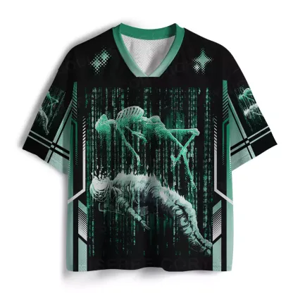Matrix Skeleton Astronaut Mesh Jersey