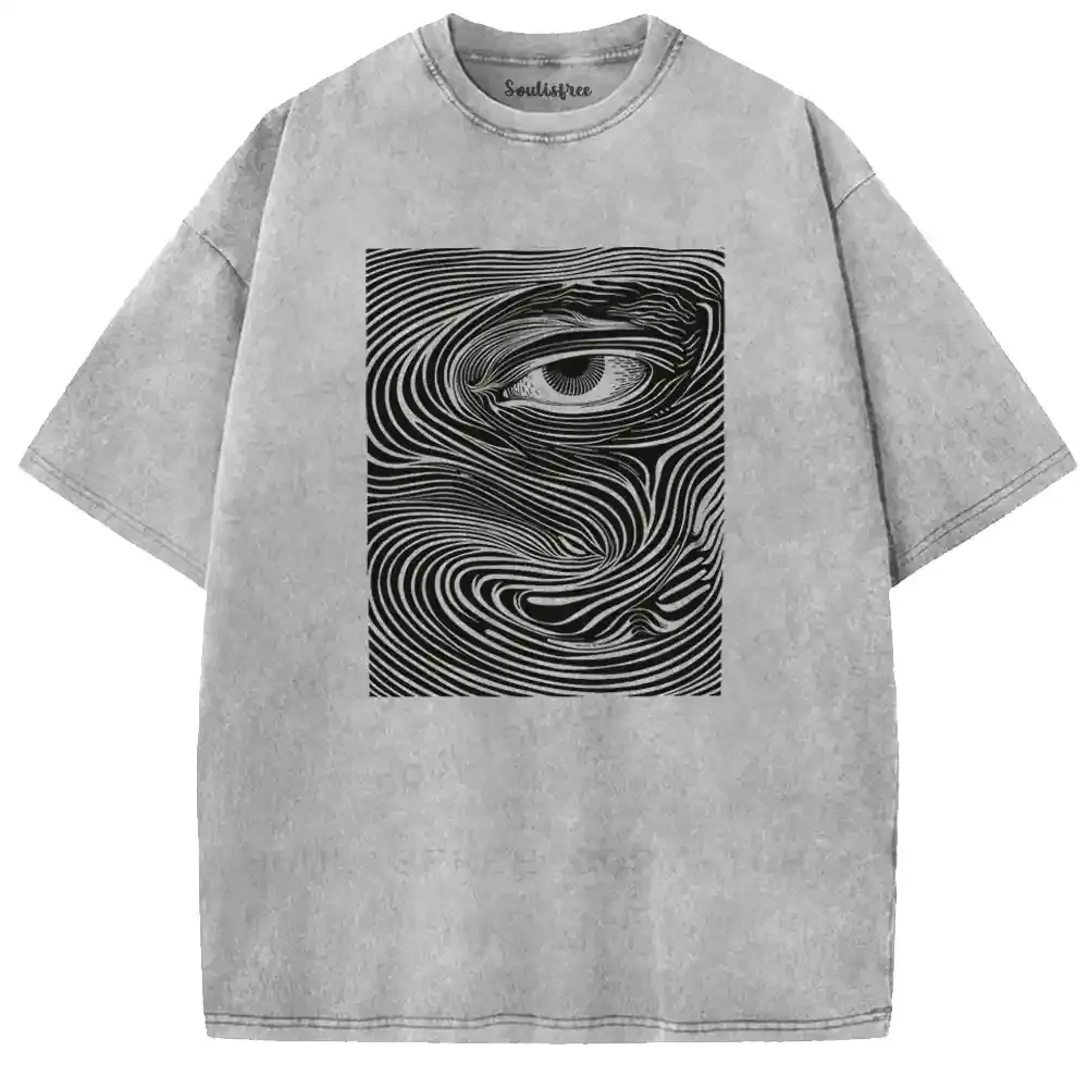 Spiral Ocular Washed T-shirt