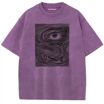 Spiral Ocular Washed T-shirt
