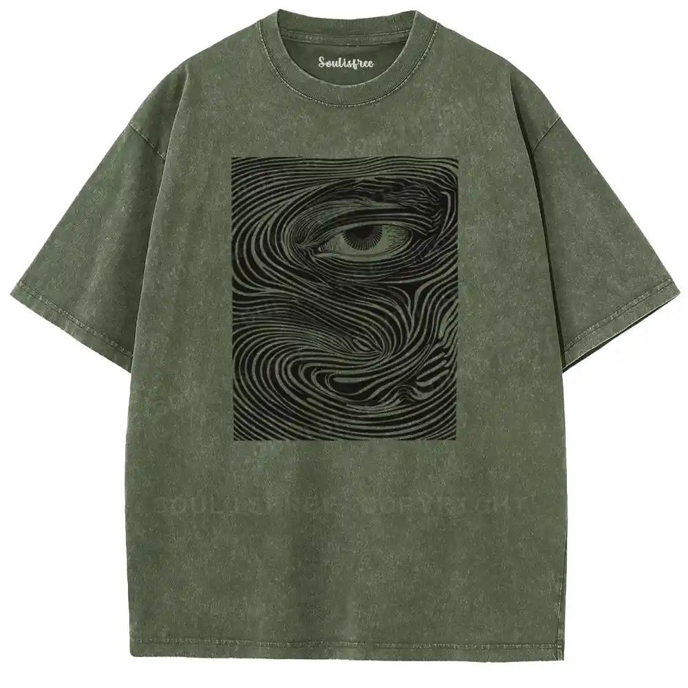 Spiral Ocular Washed T-shirt