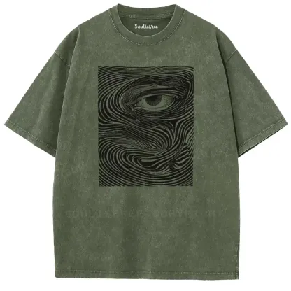Spiral Ocular Washed T-shirt