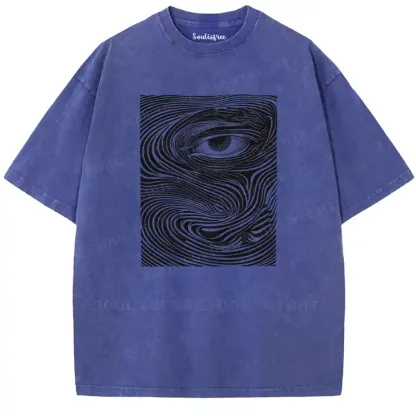 Spiral Ocular Washed T-shirt