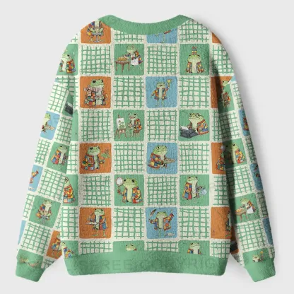Frog Life Ugly Cardigan Sweaters