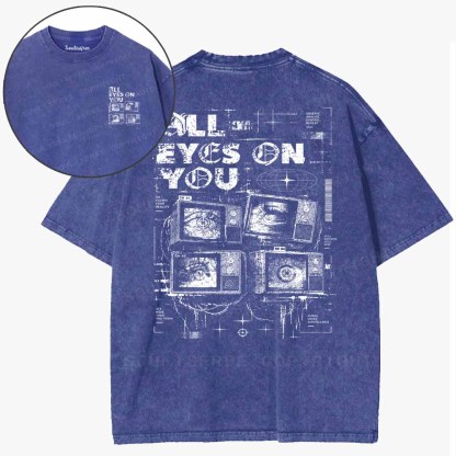 Soulisfree  Eyes Behind The Signal Washed Tee