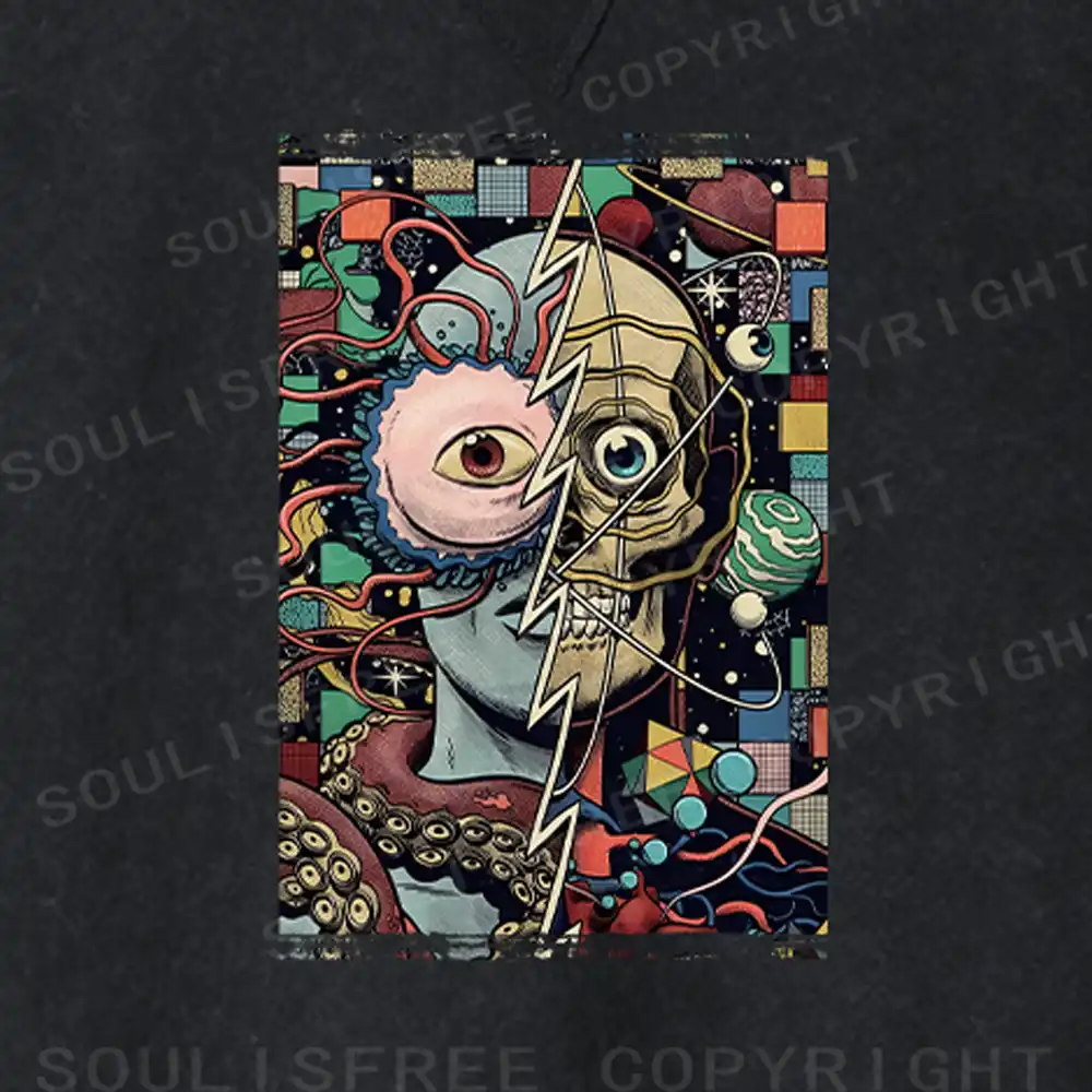 Split Fit Washed Sweatshirt