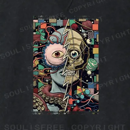 Split Fit Washed Sweatshirt