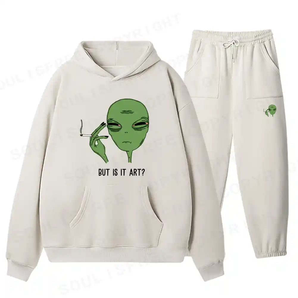 Is It Art Fleece Hoodie Set