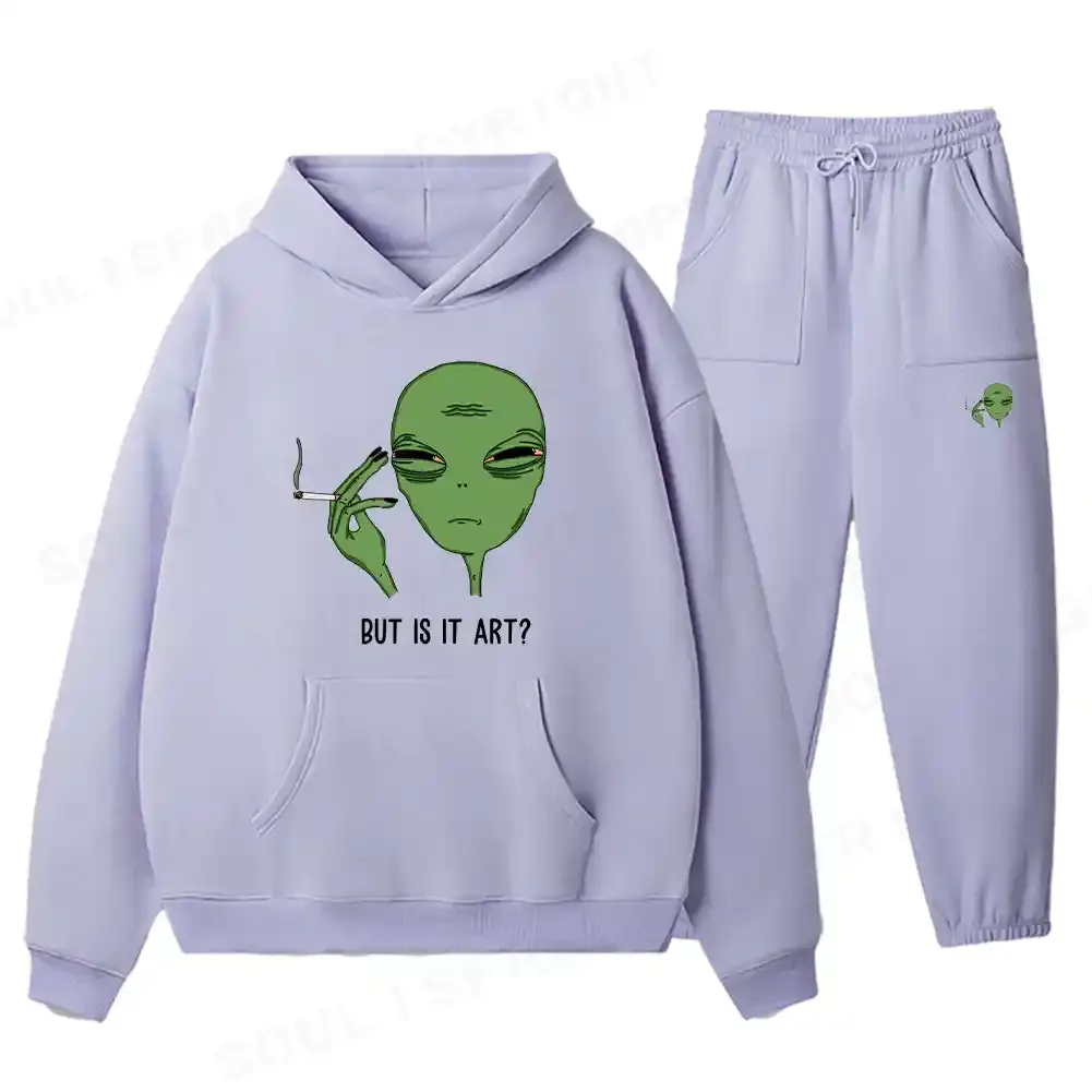 Is It Art Fleece Hoodie Set
