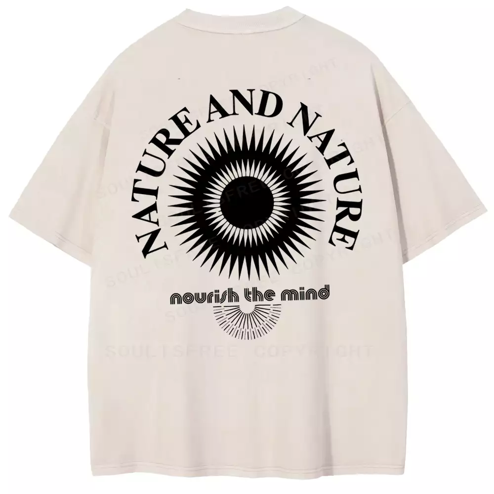 Nourish The Mind Washed T-shirt