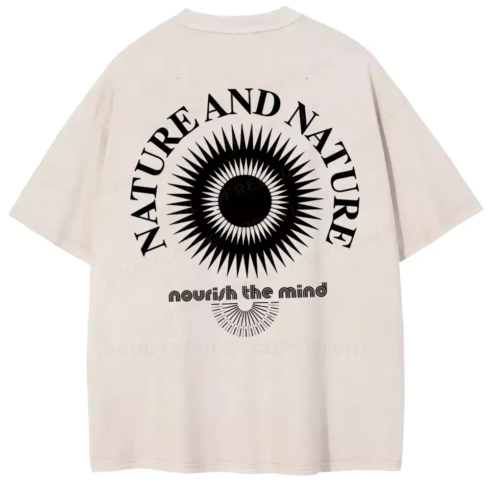 Nourish The Mind Washed T-shirt