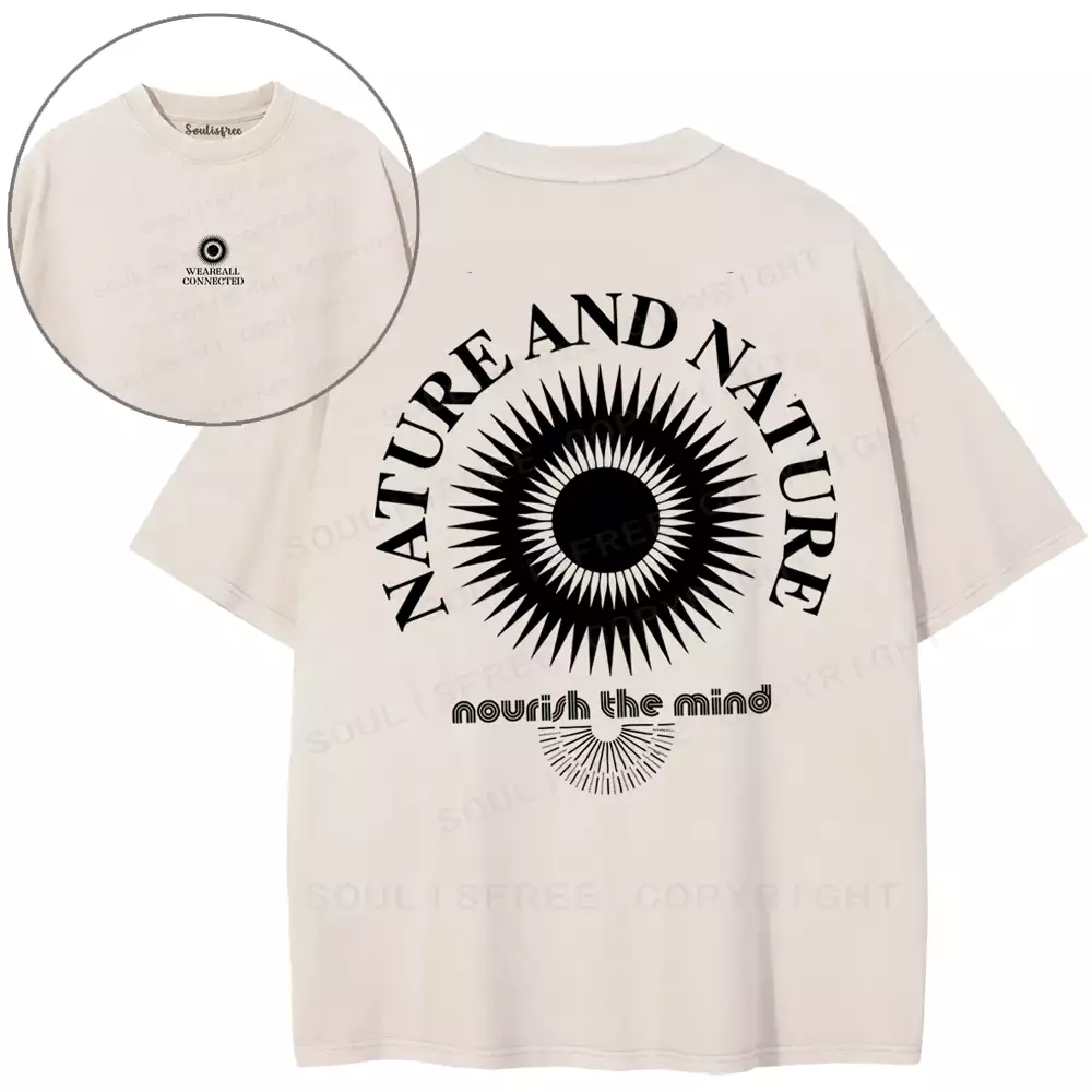 Nourish The Mind Washed T-shirt