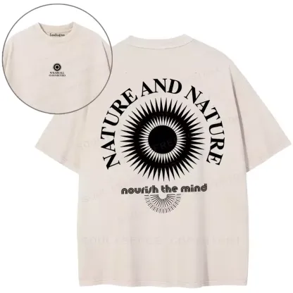 Nourish The Mind Washed T-shirt