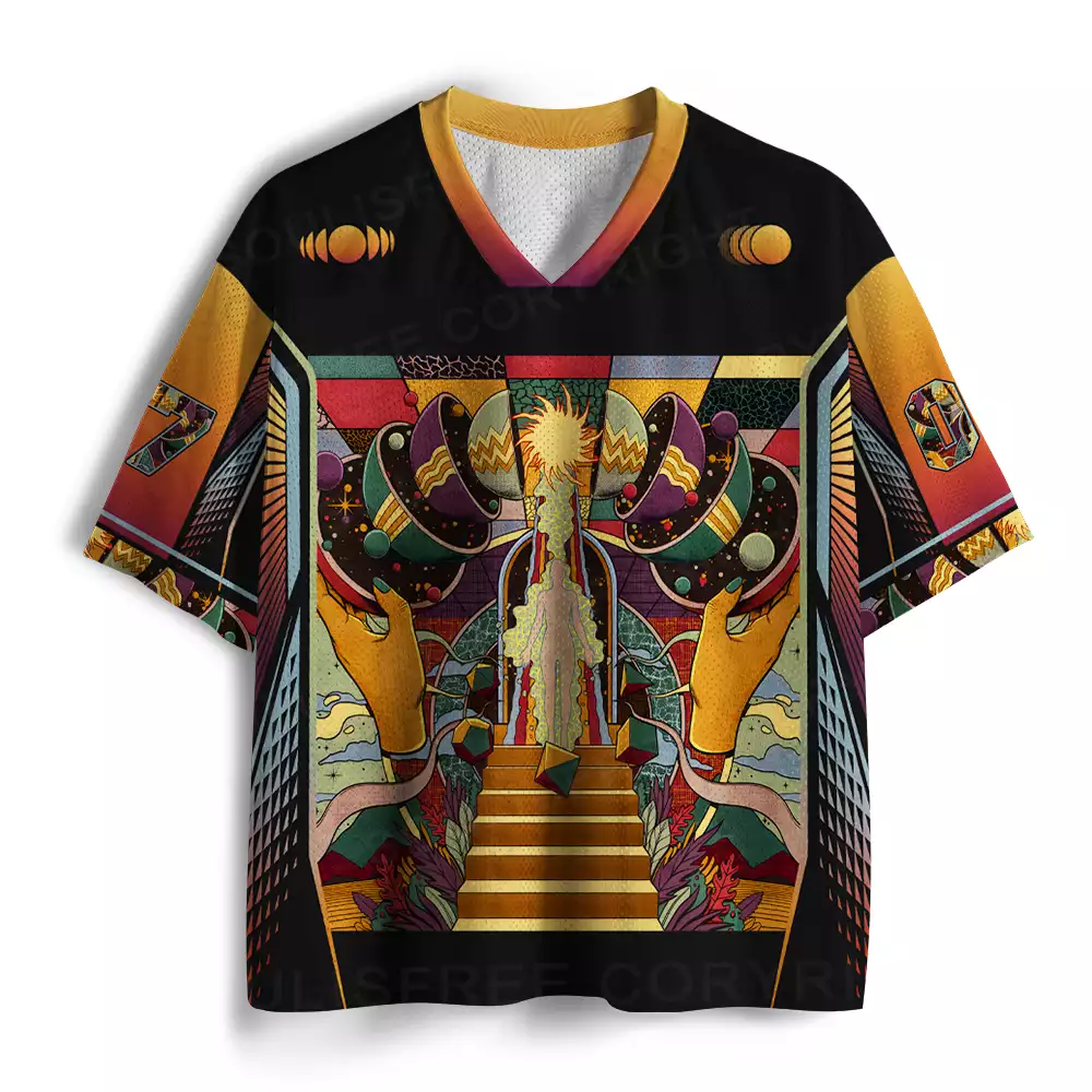Chromatic Palm Ascent Mesh Jersey