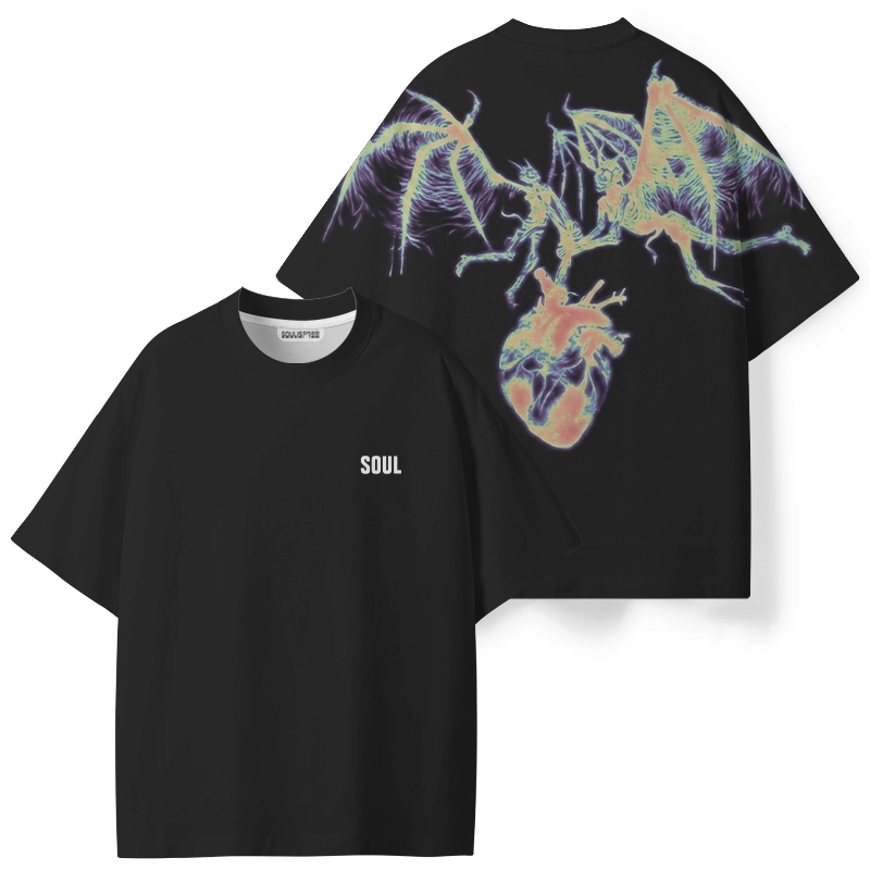Soulisfree Evil Heart ECO‑PERF Graphic Tee