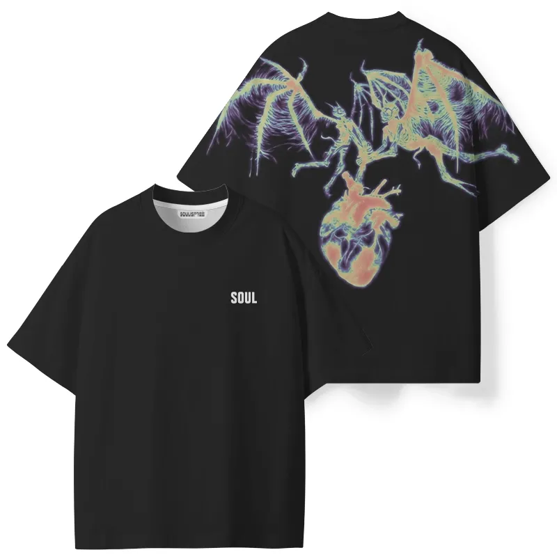 Soulisfree Evil Heart ECO‑PERF Graphic Tee