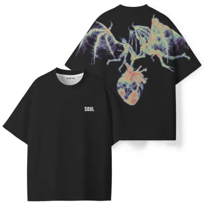Soulisfree Evil Heart ECO‑PERF Graphic Tee