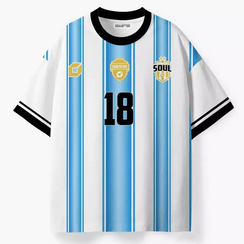 Designed Soulisfree Celestial Stripes ECO‑PERF Graphic Tee