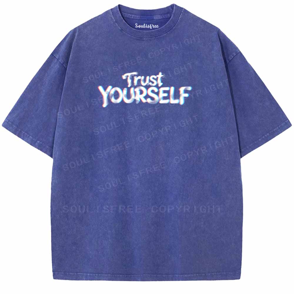 Soulisfree TRUST YOURSELF Washed Tee