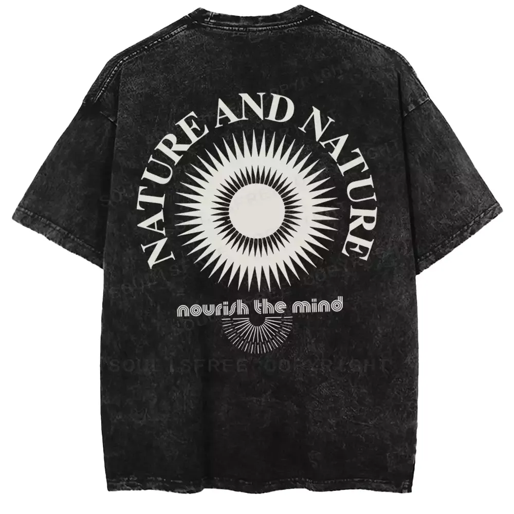 Nourish The Mind Washed T-shirt
