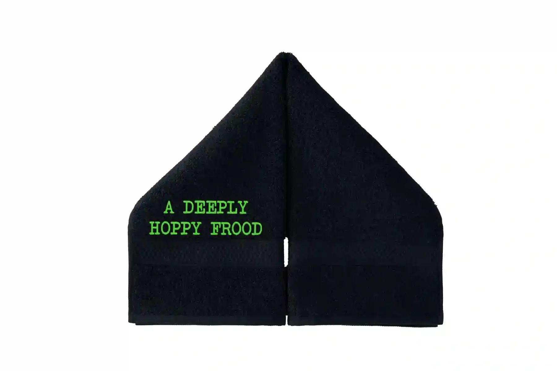 A Deeply Hoppy Frood Embroidered Hand Towel