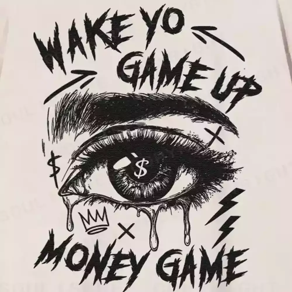 WAKE YO GAME UP Washed T-shirt
