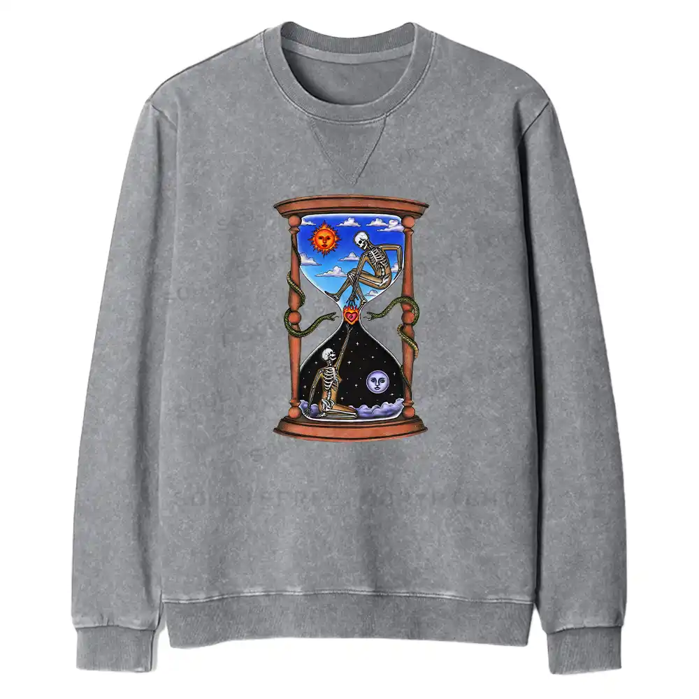 Love Fire Pass Fit Washed Sweatshirt