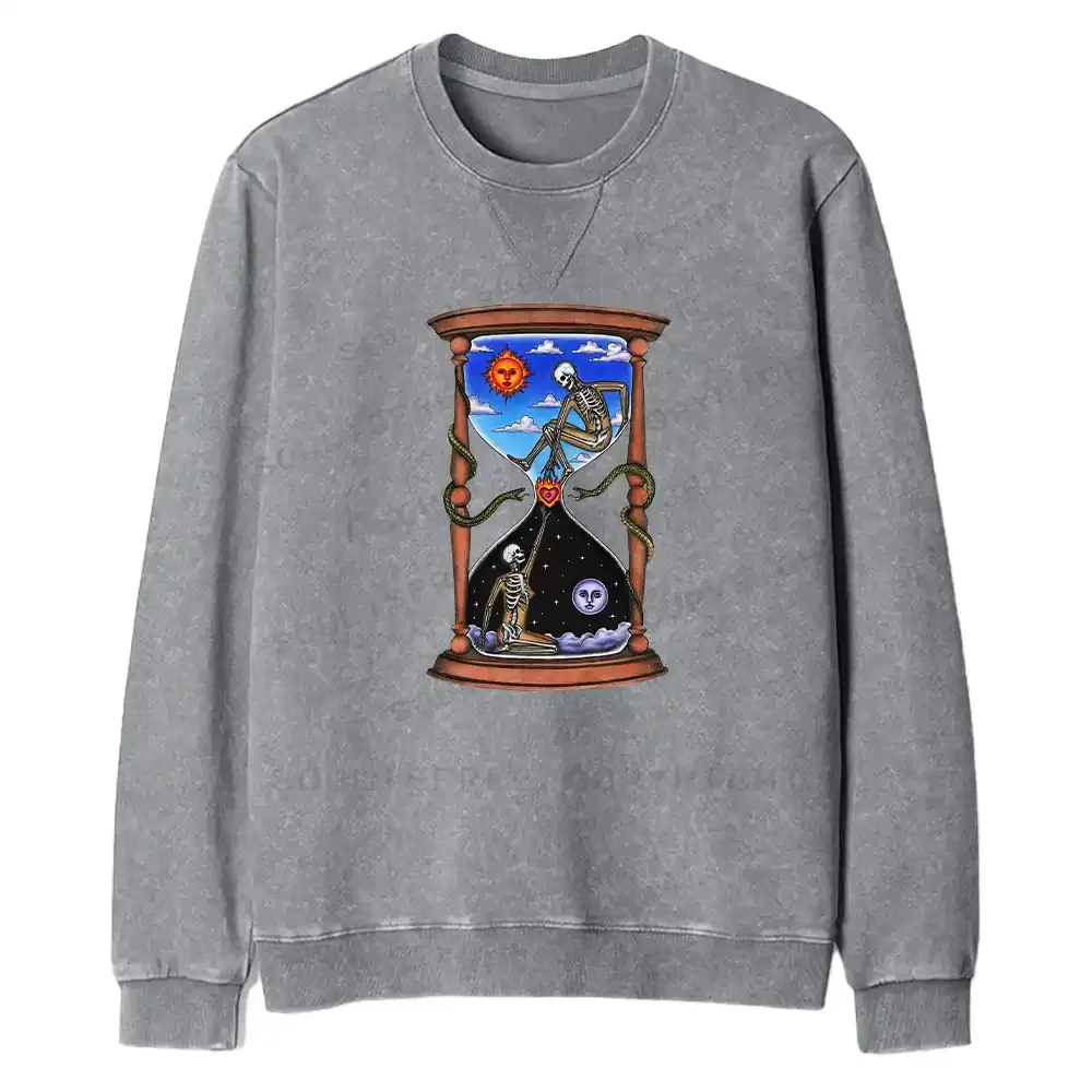 Love Fire Pass Fit Washed Sweatshirt