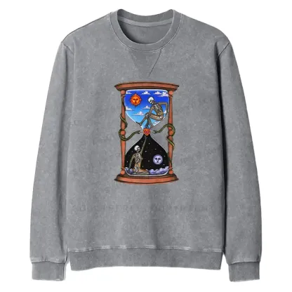 Love Fire Pass Fit Washed Sweatshirt