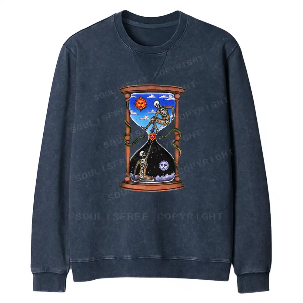 Love Fire Pass Fit Washed Sweatshirt