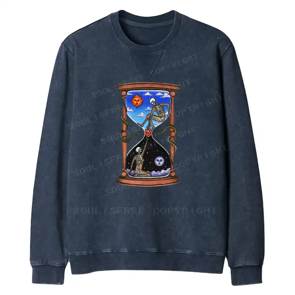 Love Fire Pass Fit Washed Sweatshirt