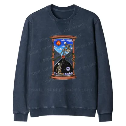 Love Fire Pass Fit Washed Sweatshirt