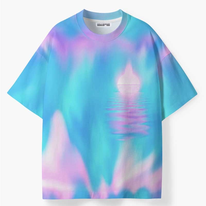 Soulisfree Dreamwave Horizon ECO‑PERF Graphic Tee