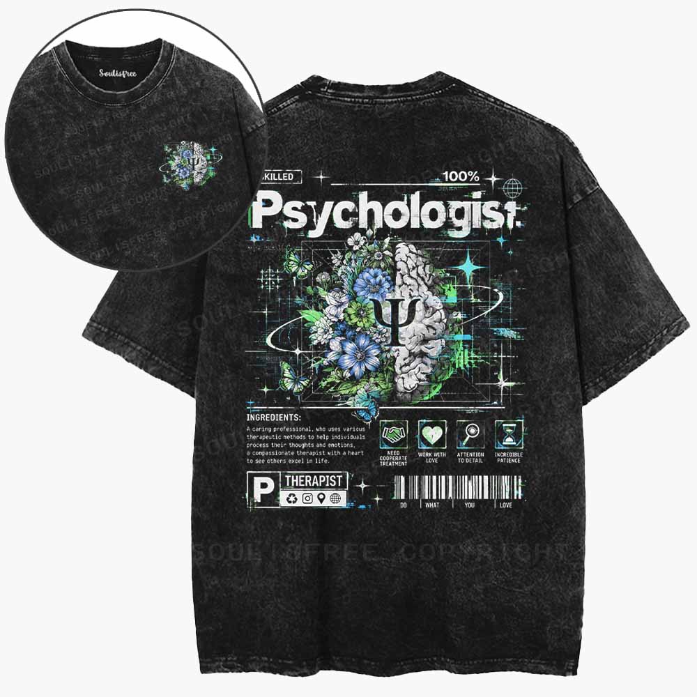 Soulisfree Healing Blooms Within Washed Tee