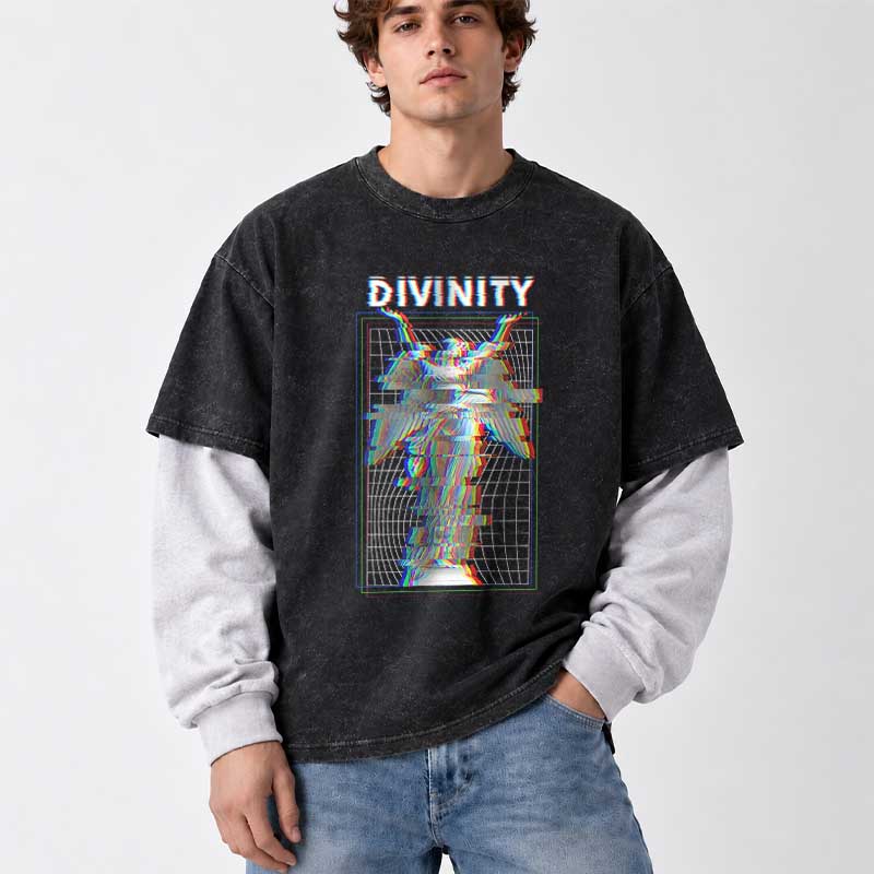 Soulisfree  DIVINITY Layered Long Sleeve Tee