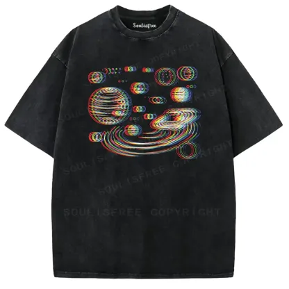 Color-Line Cosmos Washed T-shirt