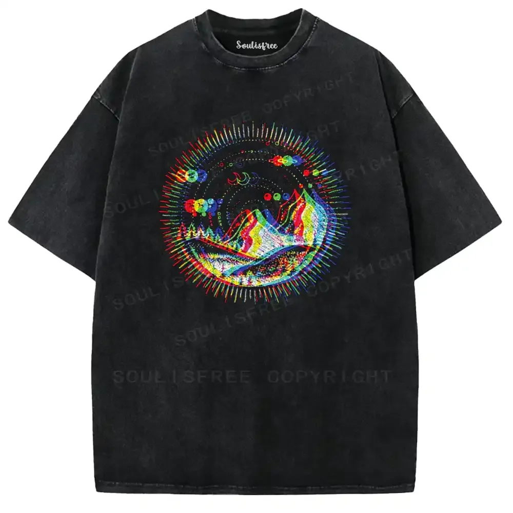 Optic Lines Illusion | Soulisfree Artistic Optical 3D Effect T‑Shirts & Mesh Jerseys