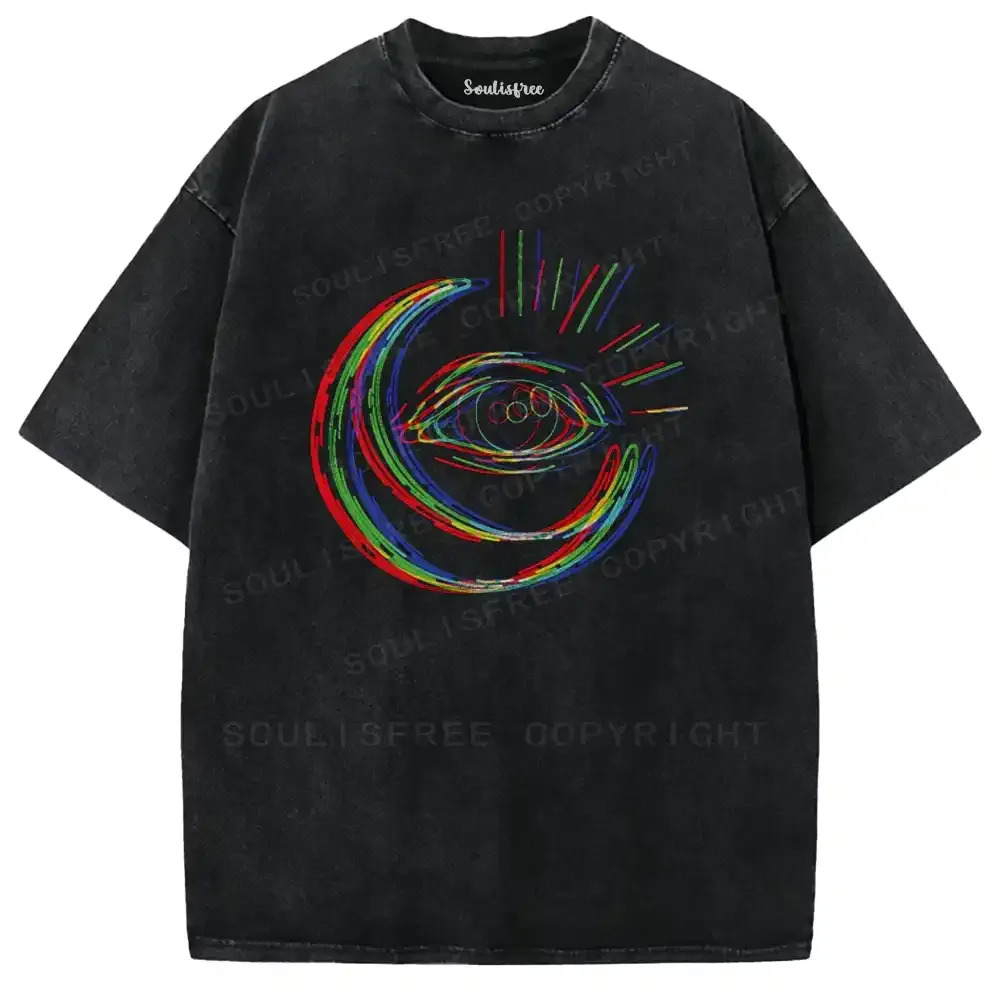 Optic Lines Illusion | Soulisfree Artistic Optical 3D Effect T‑Shirts & Mesh Jerseys