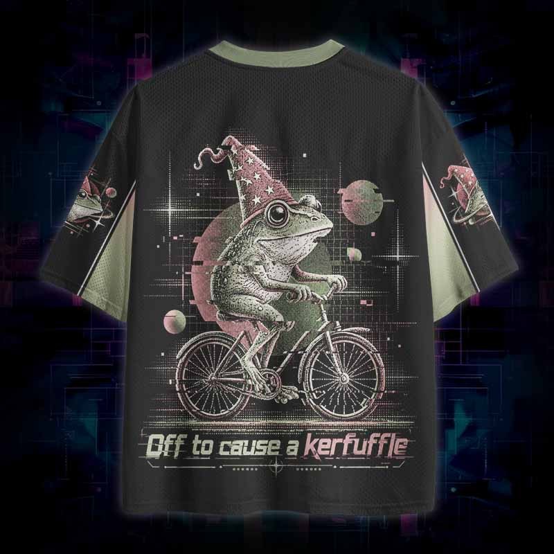 Soulisfree Off to Cause a Kerfuffle Frog Mesh Jersey